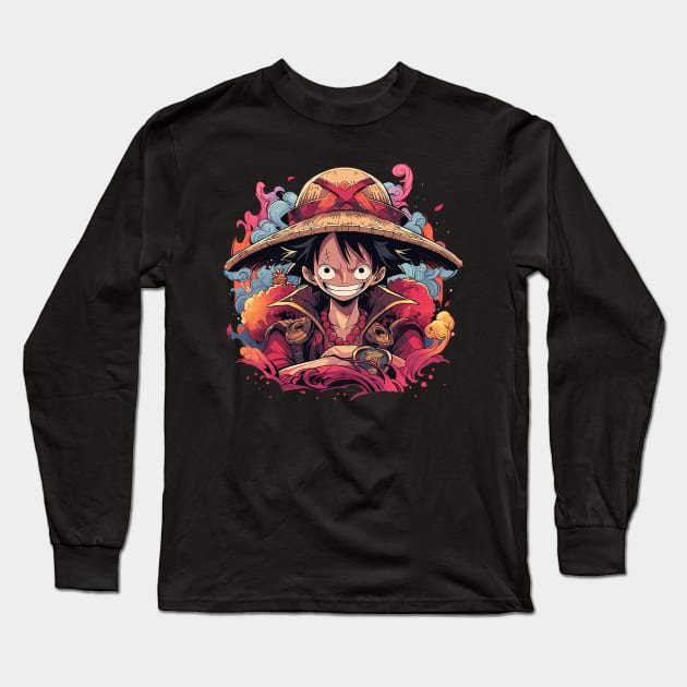 luffy Long Sleeve T-Shirt by lets find pirate